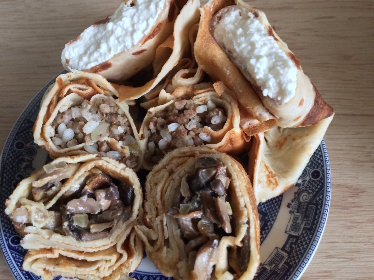 Блинчики с печенью