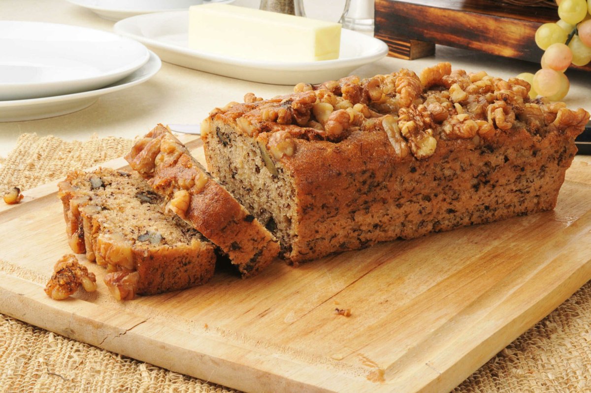 Кекс с грецкими орехами
