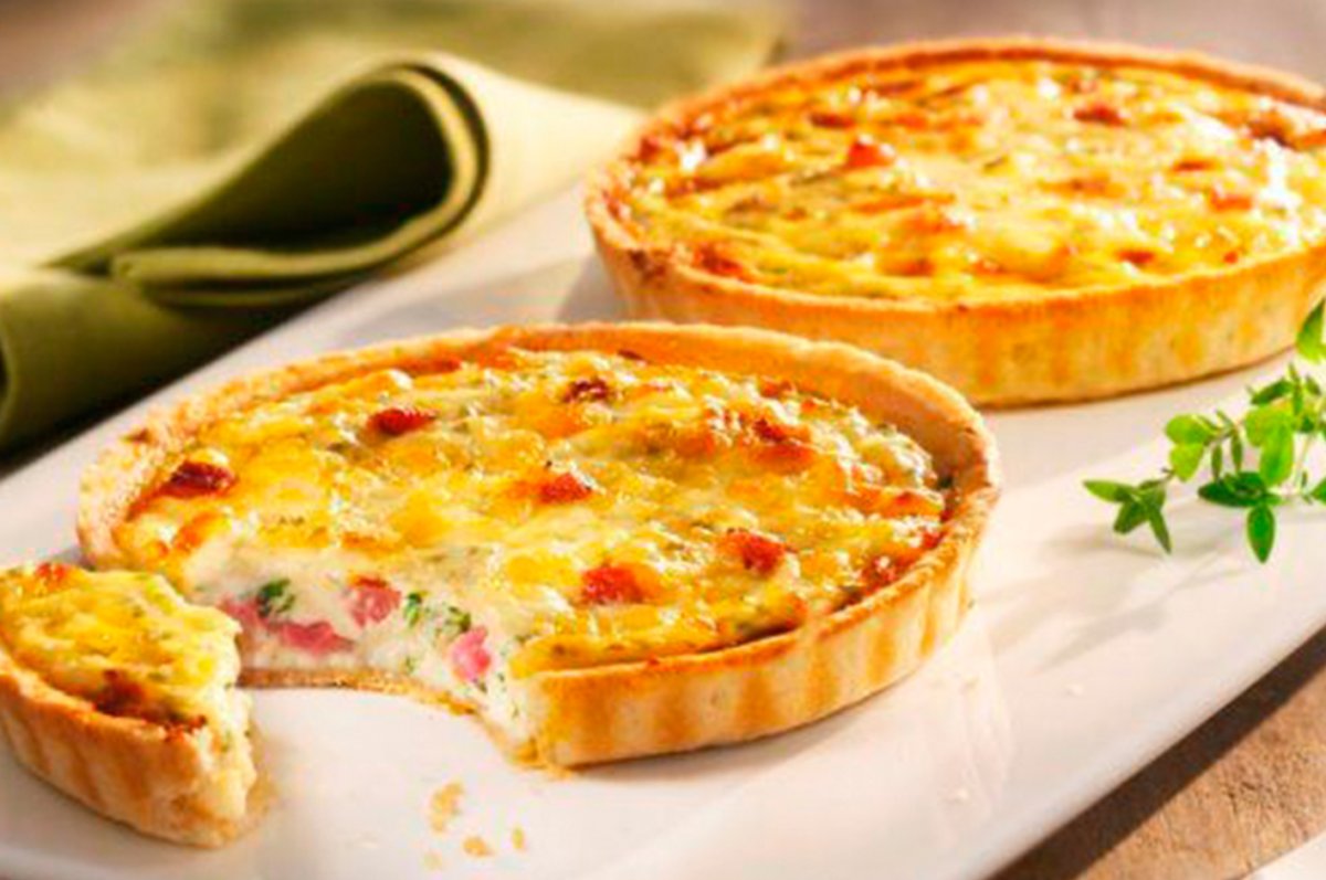 КИШ С курицей и брокколи