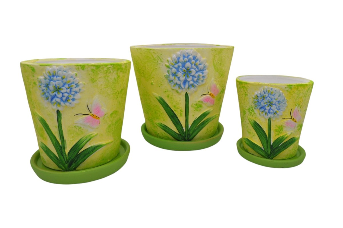 Кашпо Keter cylinder Planters Set s+m+l