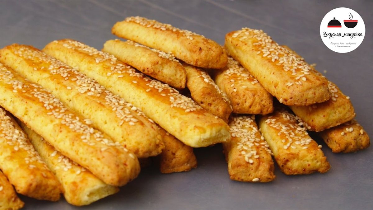 Печенье творожные палочки