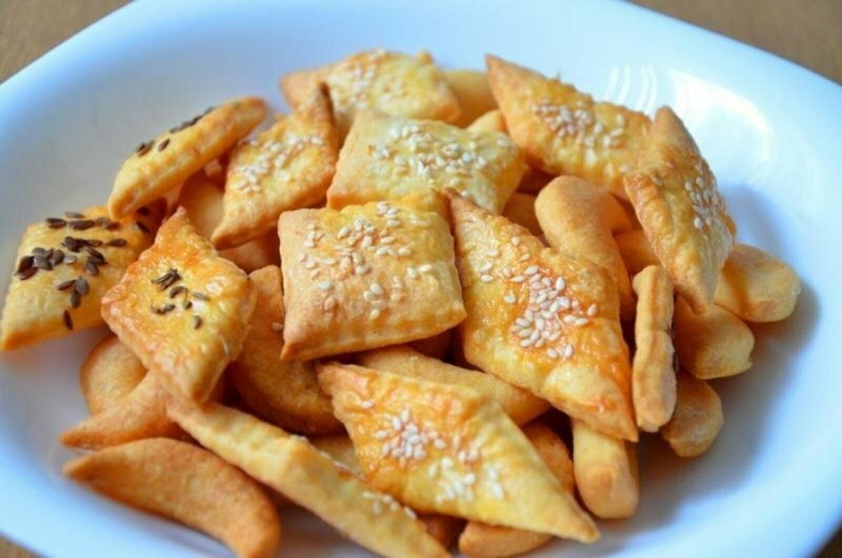 Сырное печенье соленое