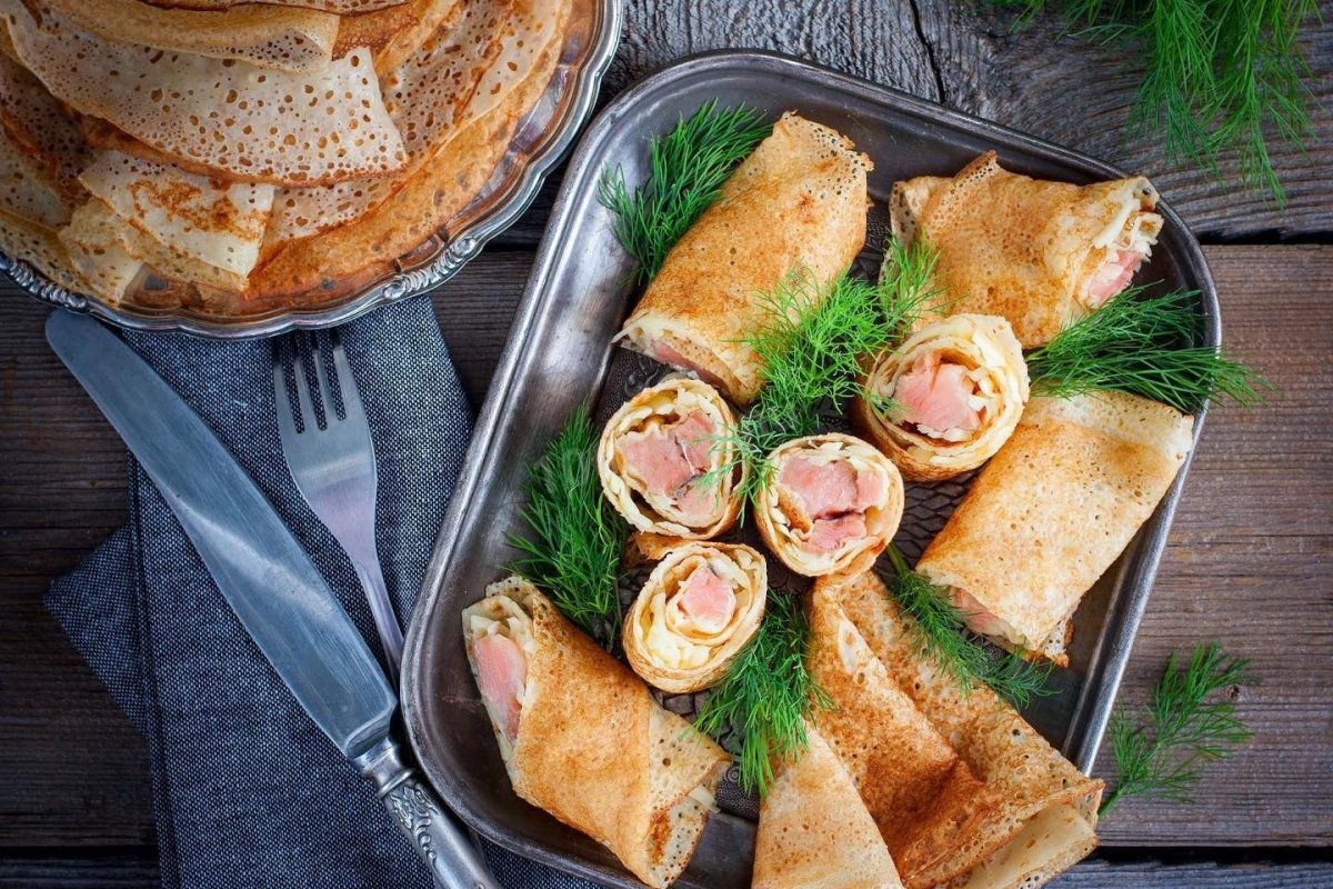 Блины с начинкой