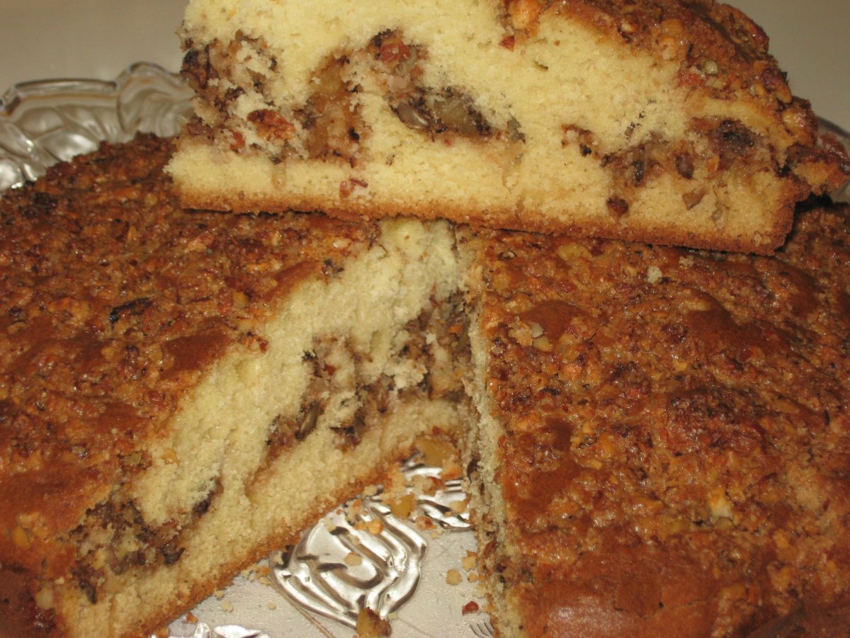 Ореховый пирог с грецкими