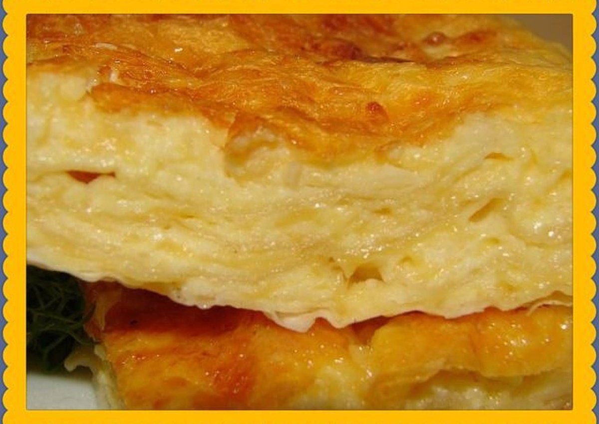 Пирог из лаваша (с сулугуни, укропом и картошкой)