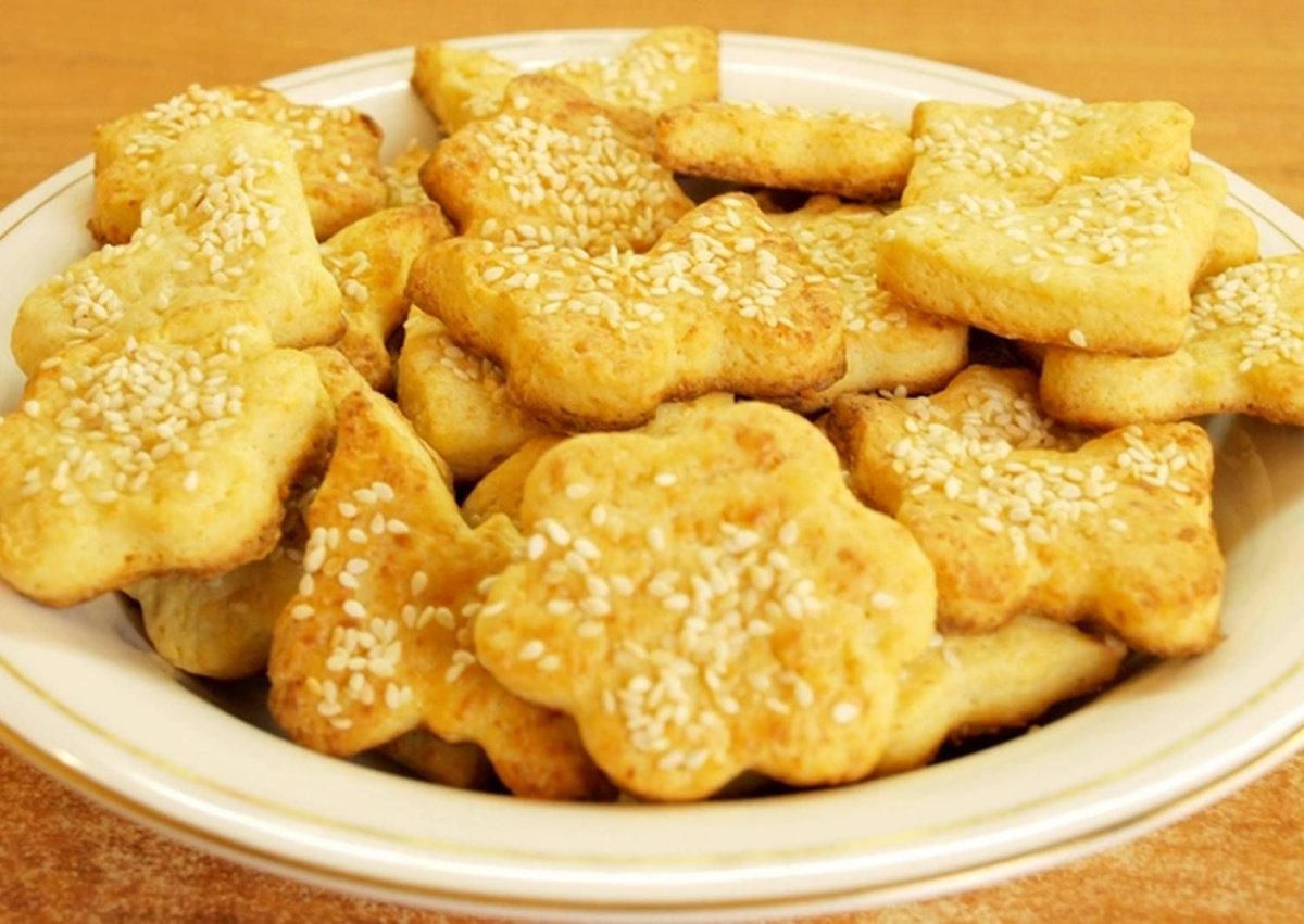 Печенье с плавленным сыром