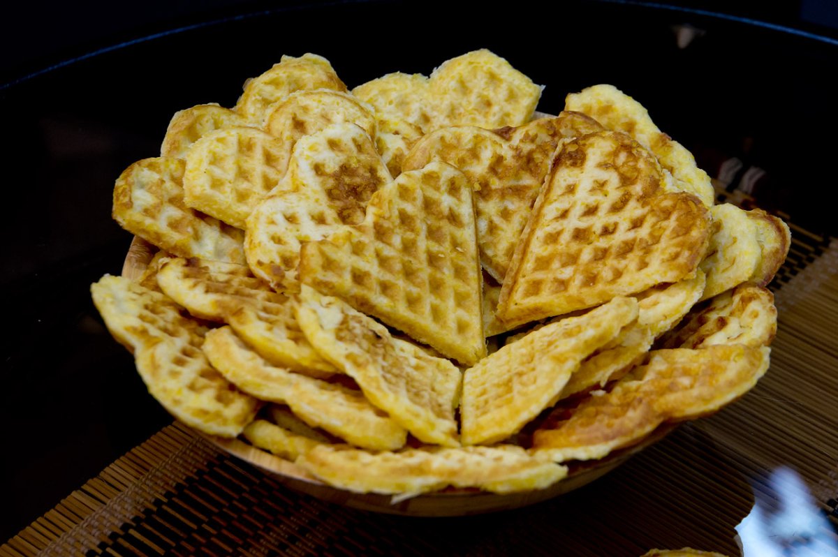 Вафли из кукурузной муки