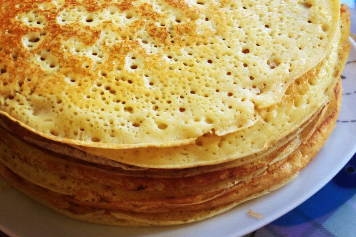 Блинчики на сливках