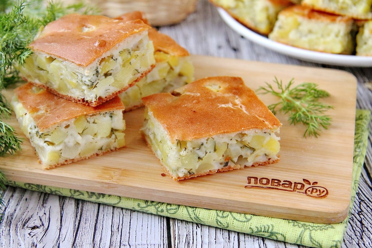 Пирог с куриным фаршем