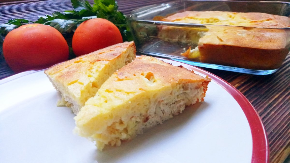 Вишневый пирог заливной