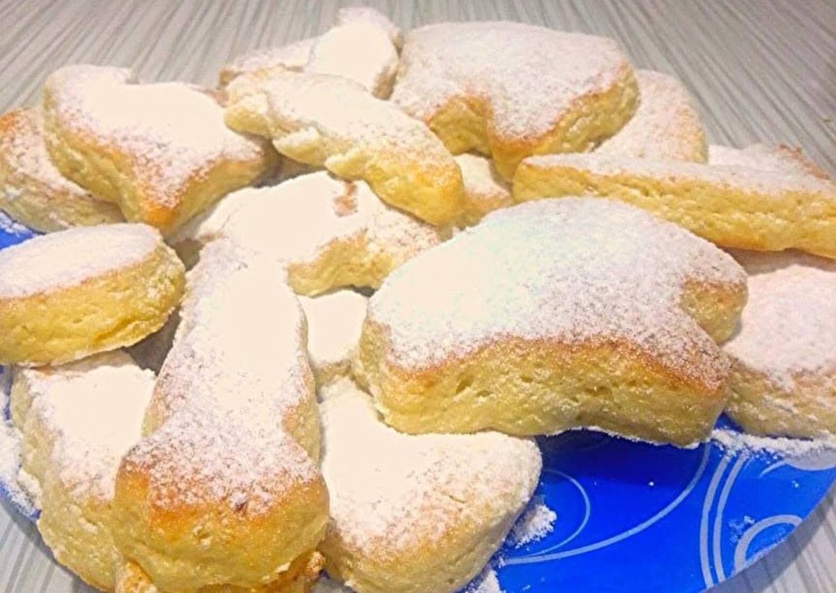 Мягкое печенье с творогом