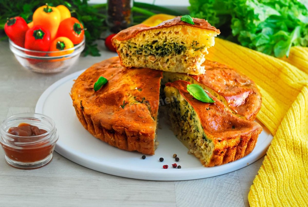 Яблочный пирог со сливочным маслом