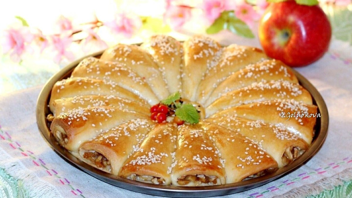 Яблочный пирог тарт Татен