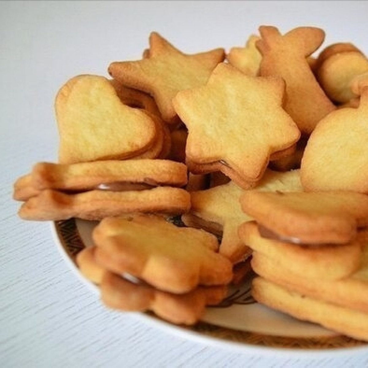 Песочное печенье с сахаром