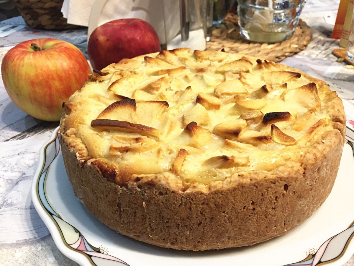 Наталья Калинина шарлотка с яблоками