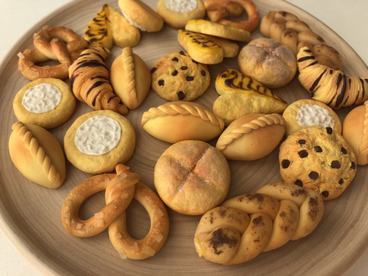 Кукольная миниатюра печенье