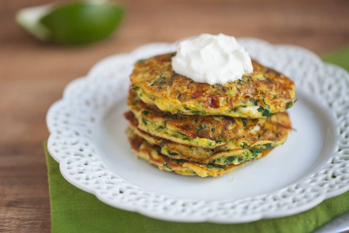 Кабачковые блины с начинкой