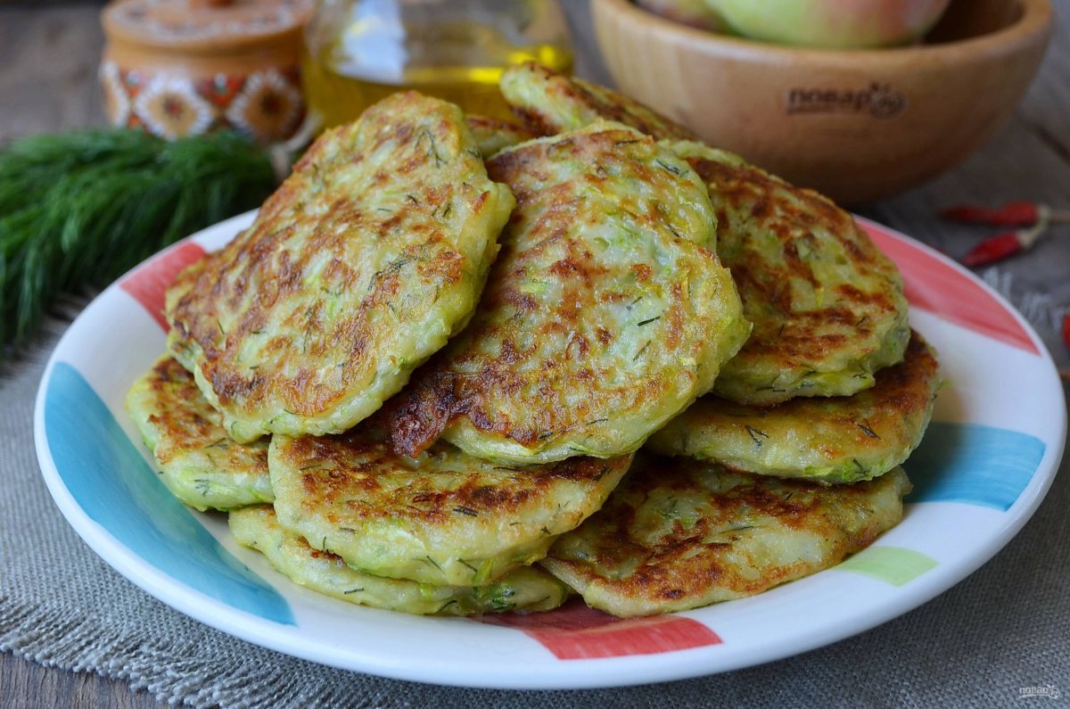 Оладьи из кабачков самый вкусный