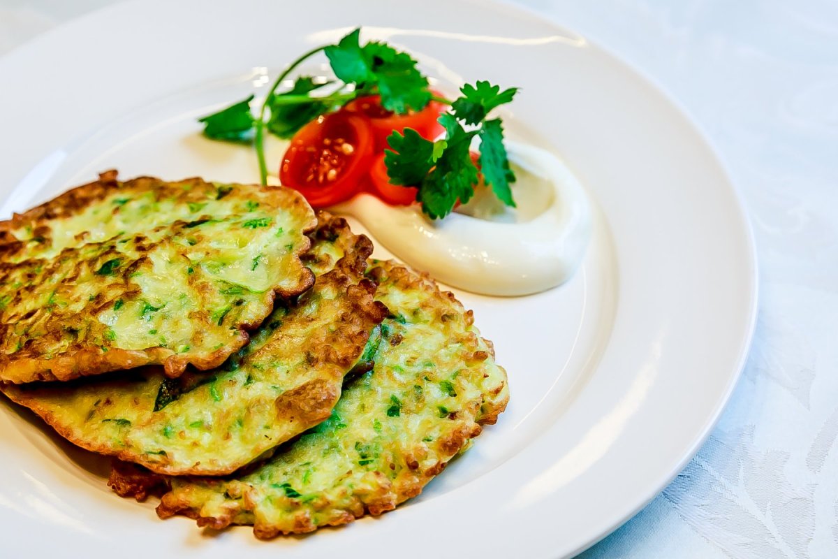 Оладьи с кабачками
