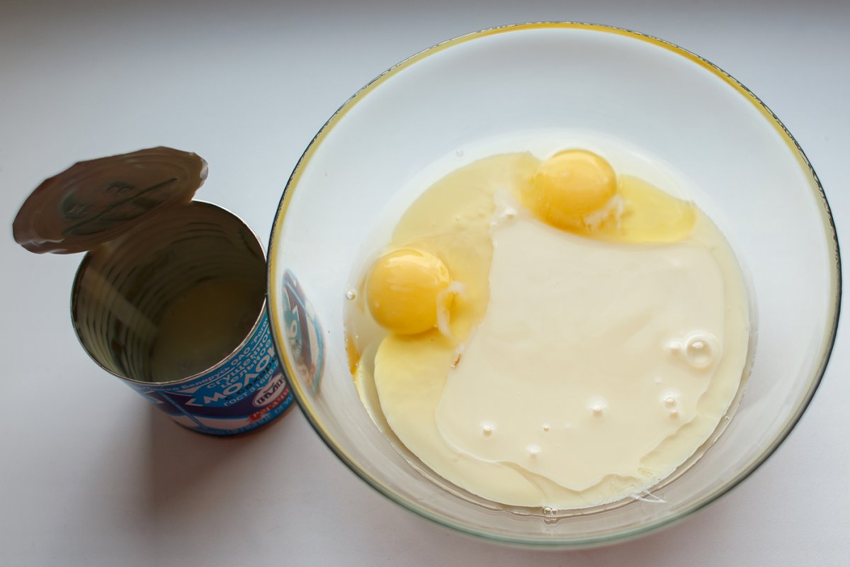 Десерт со сгущенкой
