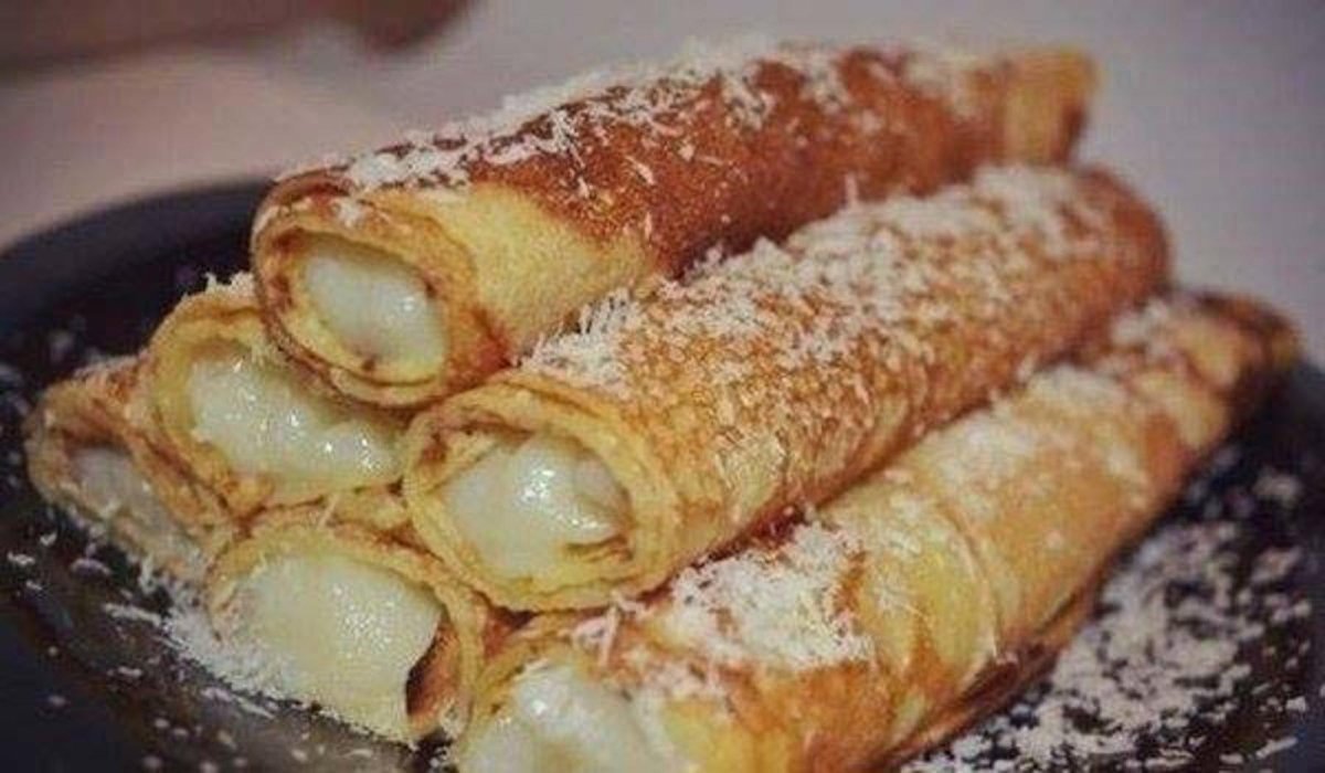 Блинчики с заварным кремом