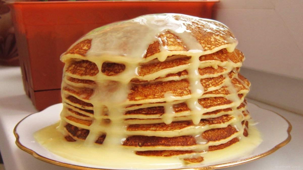 Блинчики со сгущенкой