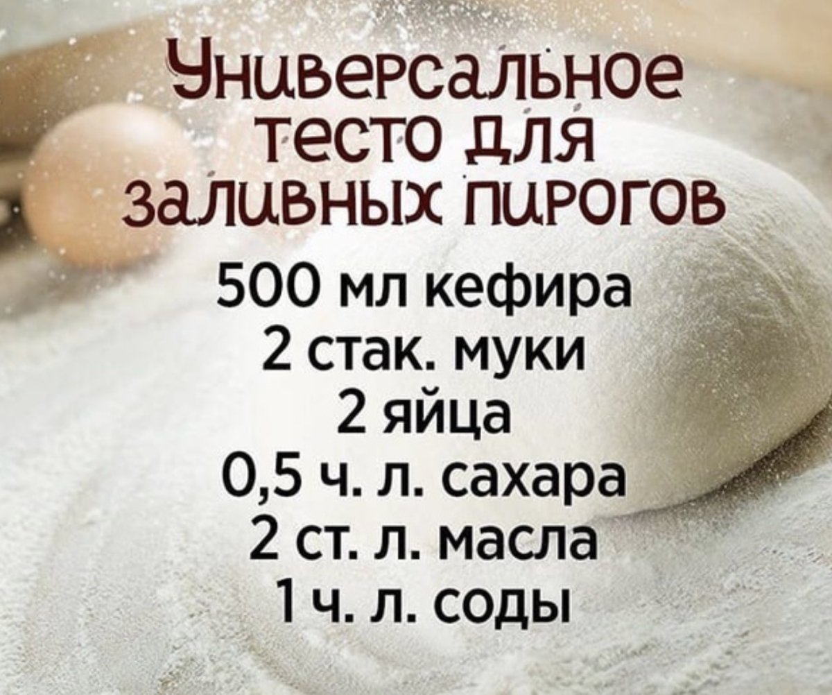 Пирог с мясом на кефире в духовке