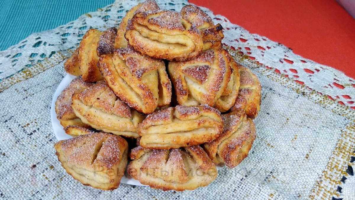 Печенье творожные ушки