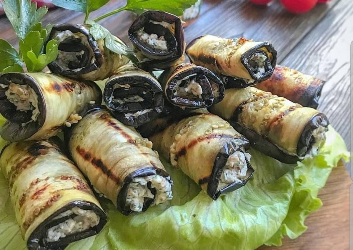 Баклажаны с фетой