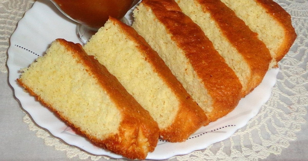 Сладкий пирог без начинки