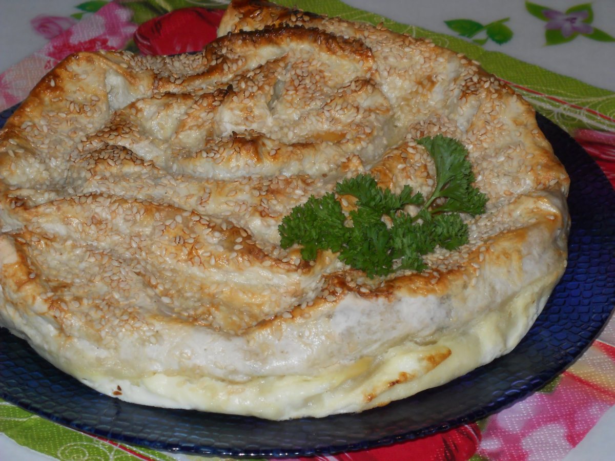 Сырный пирог из лаваша