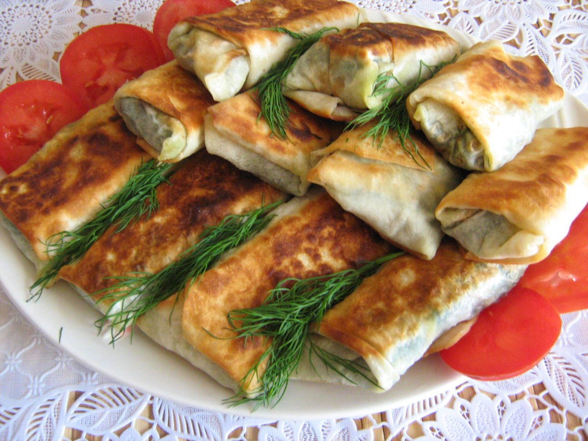 Пирог ачма из лаваша
