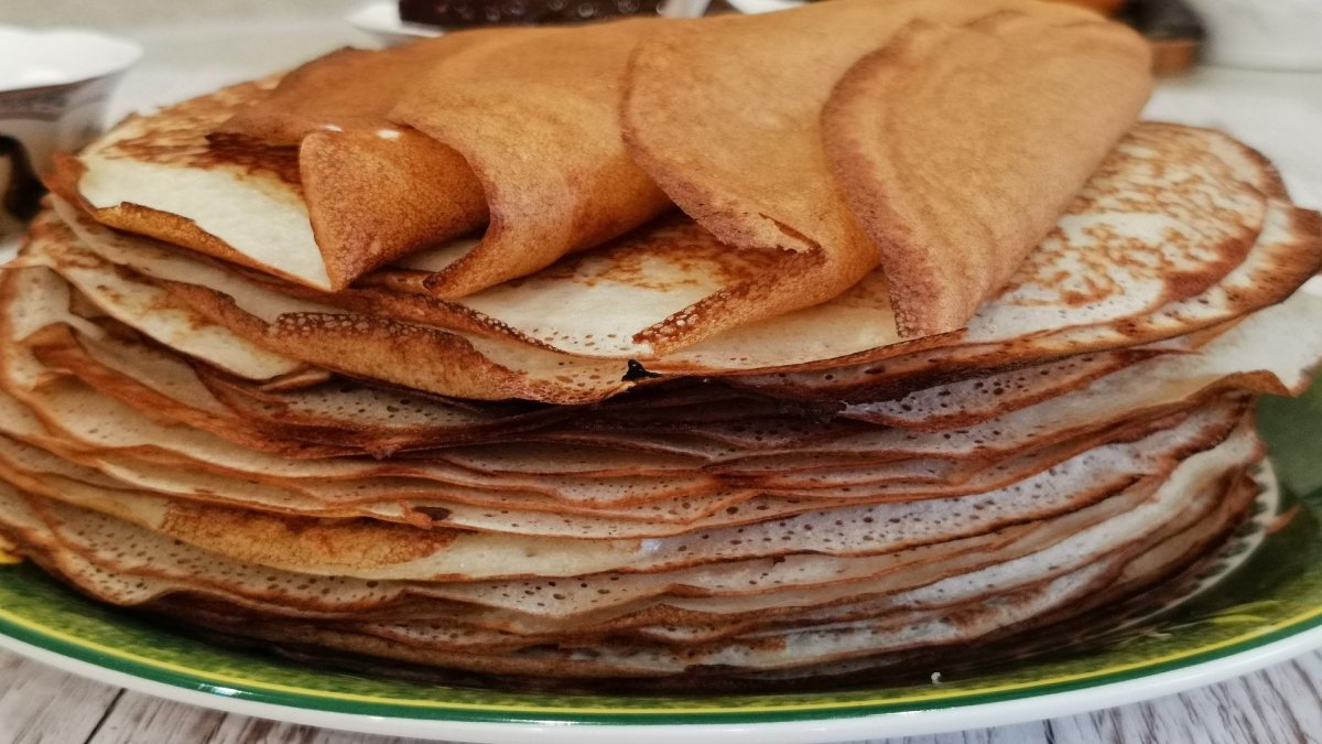 Блинчики на кислом молоке