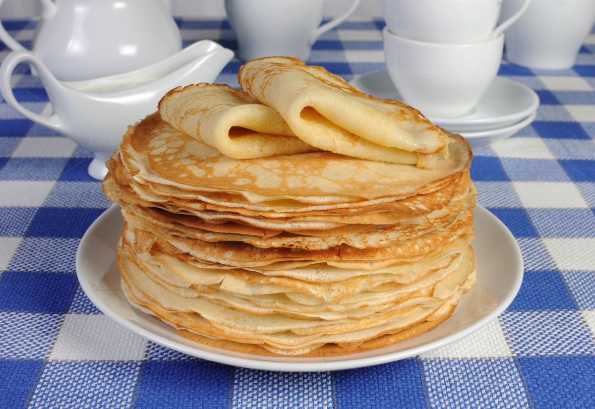 Красивые блины на Масленицу