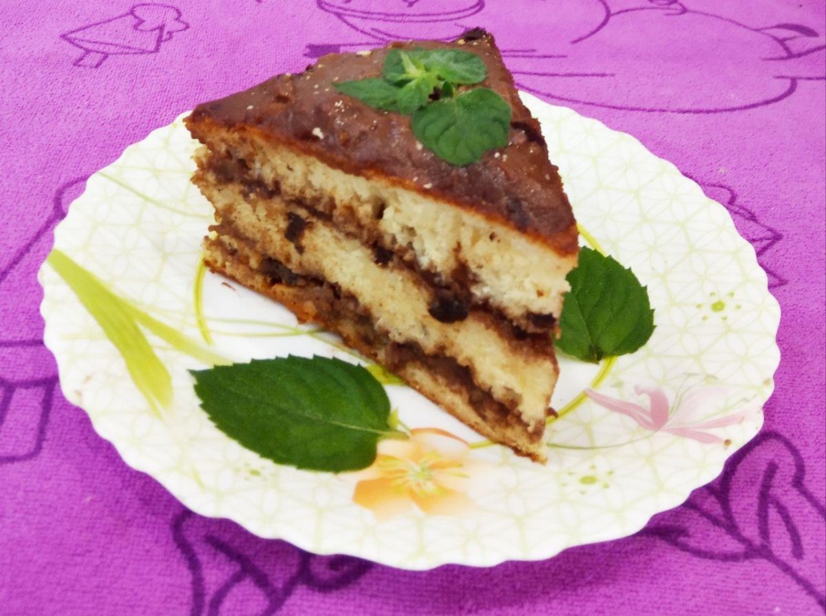 Кекс на кефире пышный