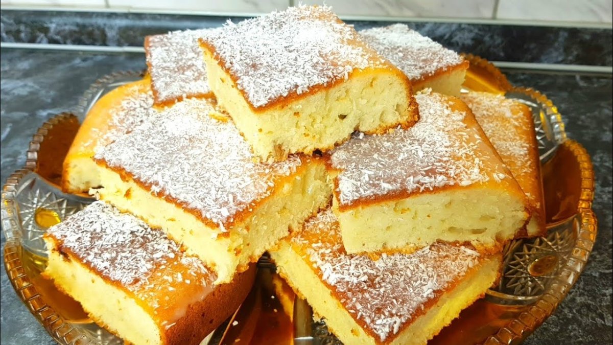 Заливной пирог с яблоками
