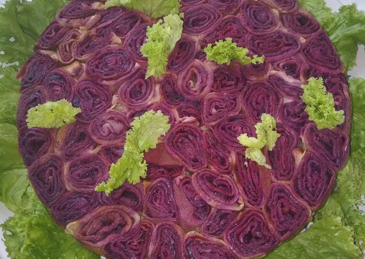 Подшуба с розами