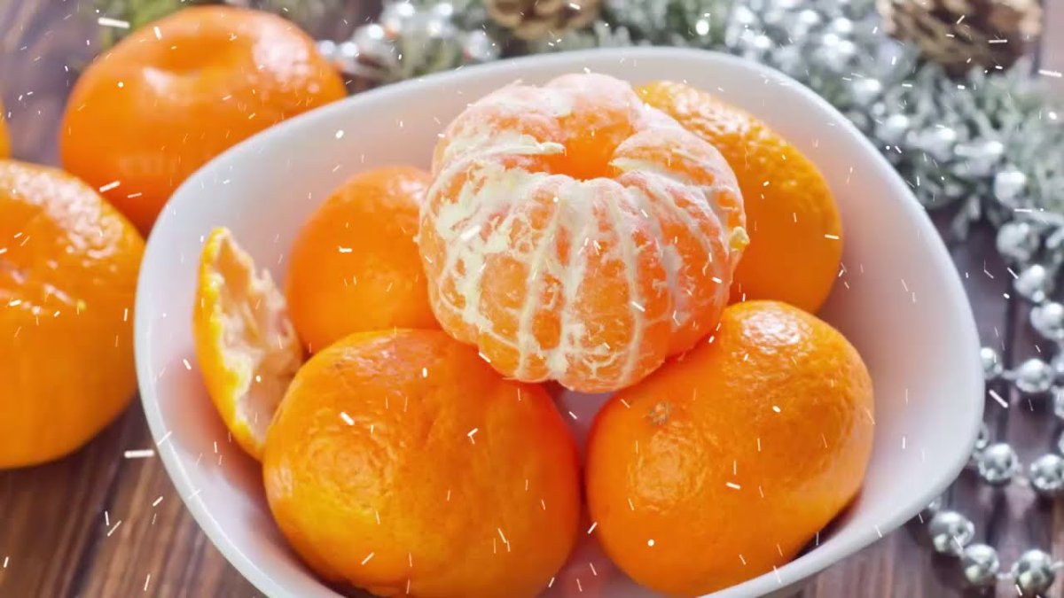 Рулет с мандаринами