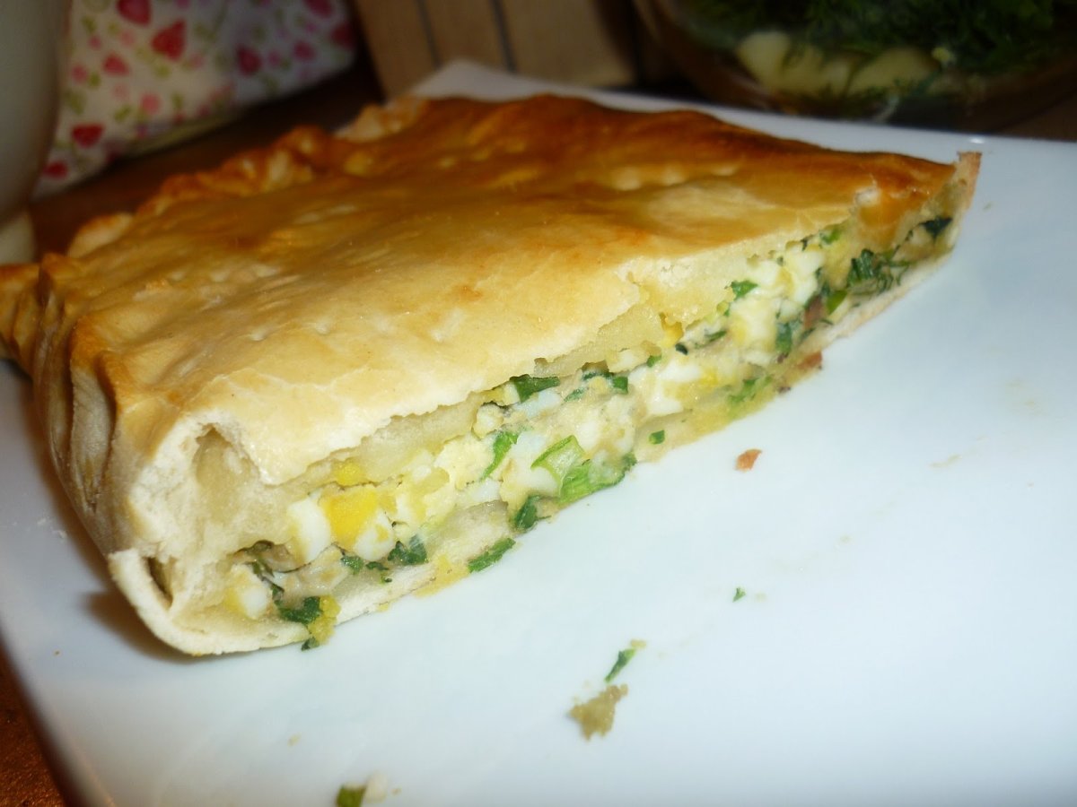 Рваный пирог из лаваша