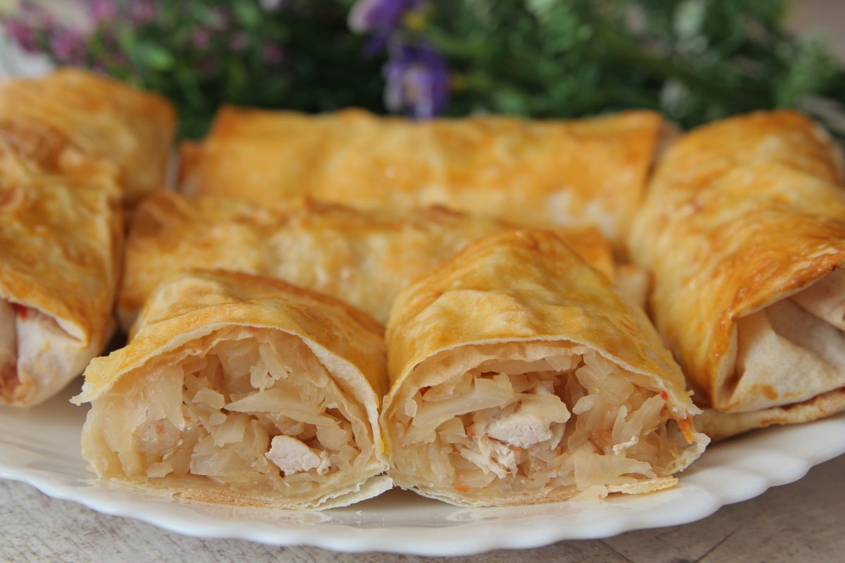 Пирог из лаваша с картошкой и сыром