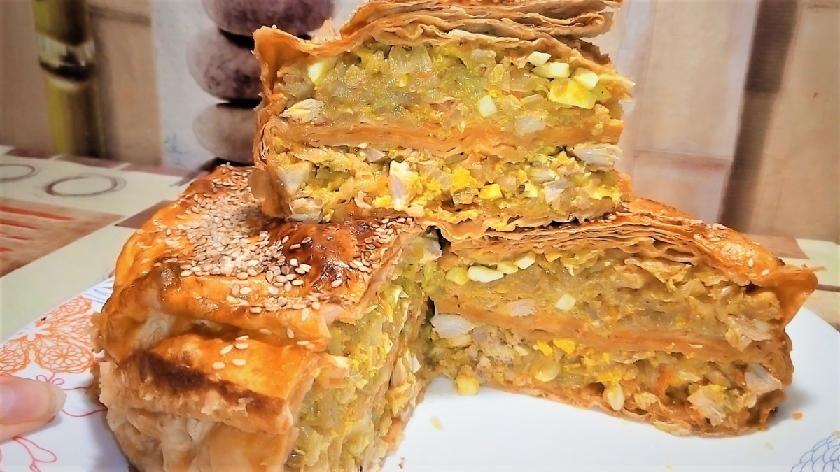 Пирог с капустой