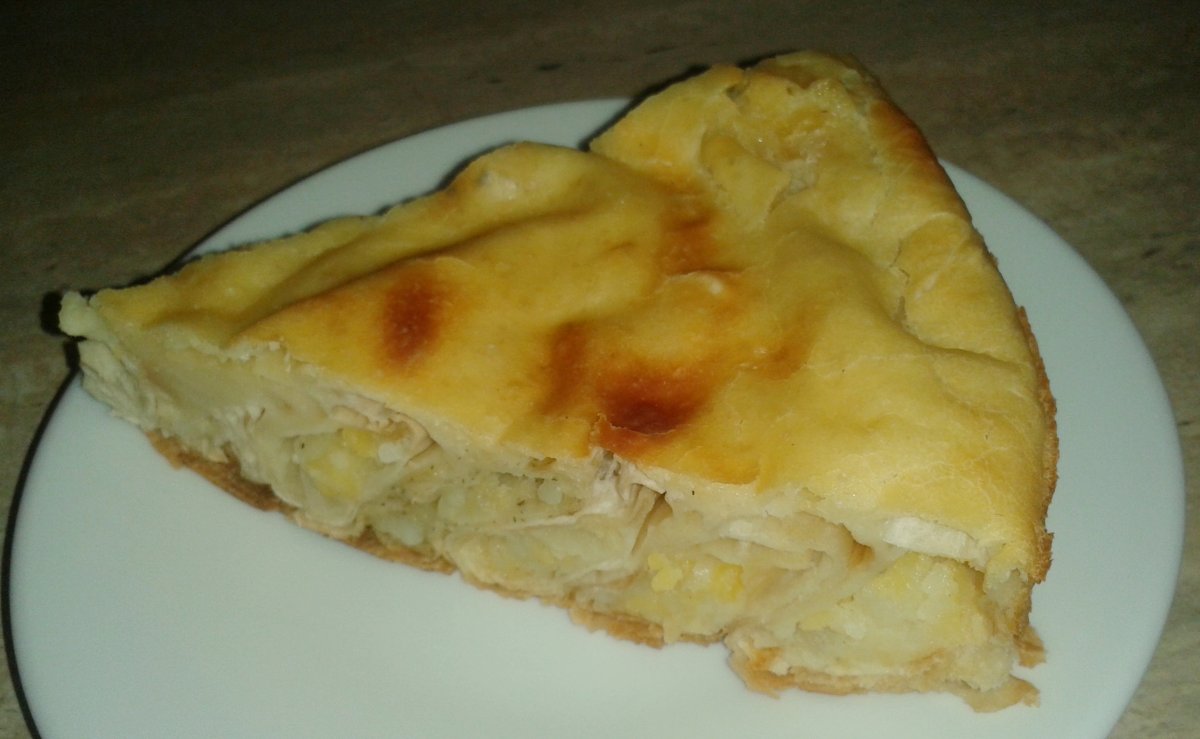 Пирог с лаваша в духовке