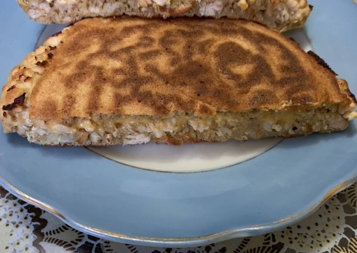 Сырный пирог на сковороде