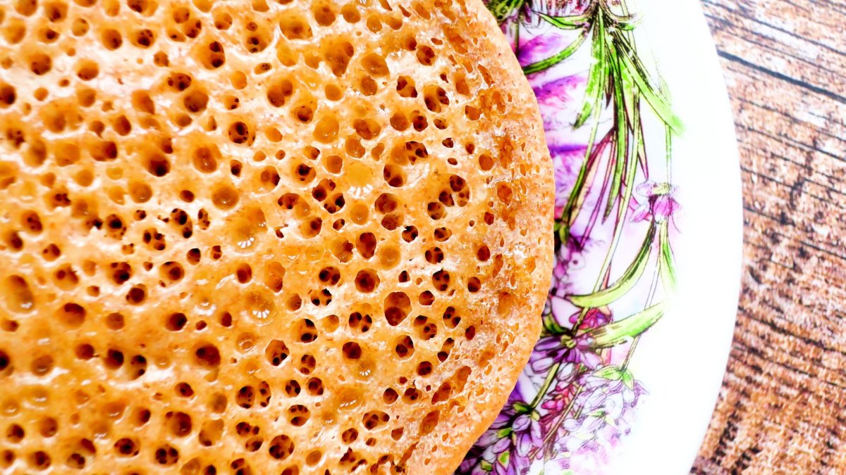Блины тонкие с дырочками