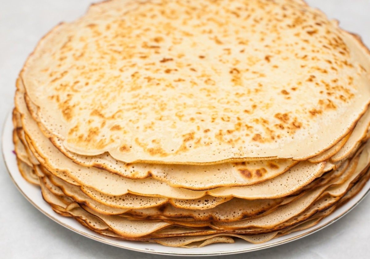 Ажурные блинчики на молоке из бутылки