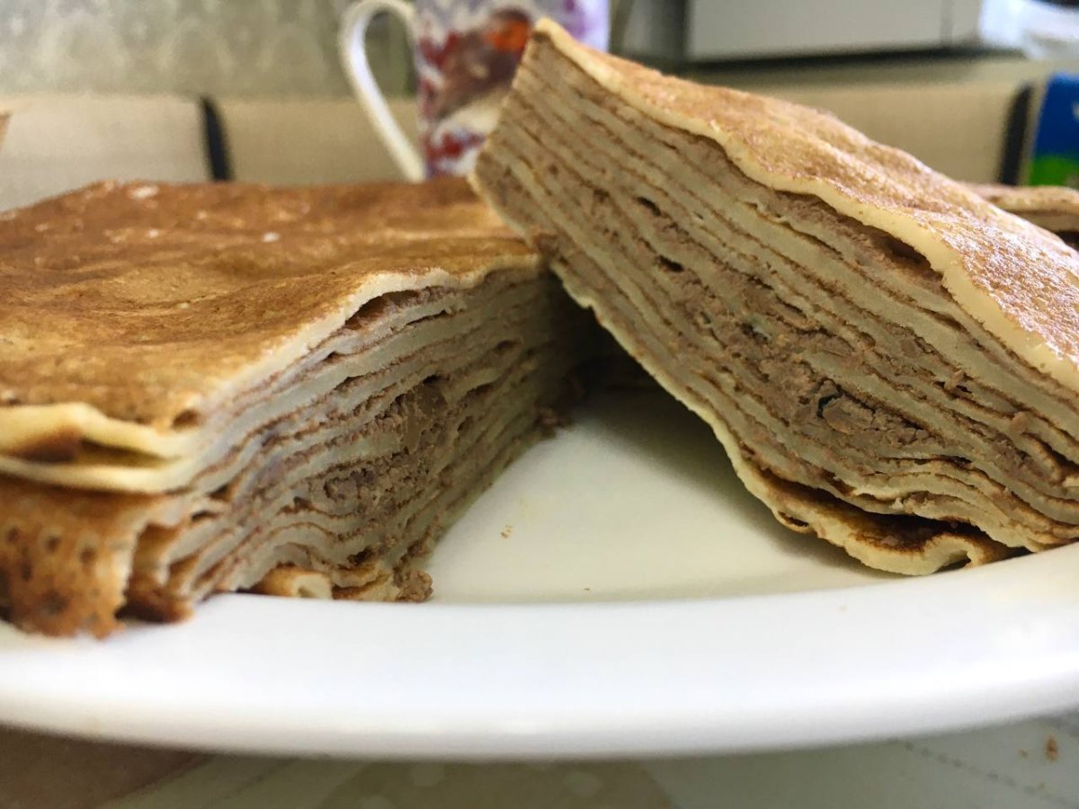 Курник блинчатый пирог