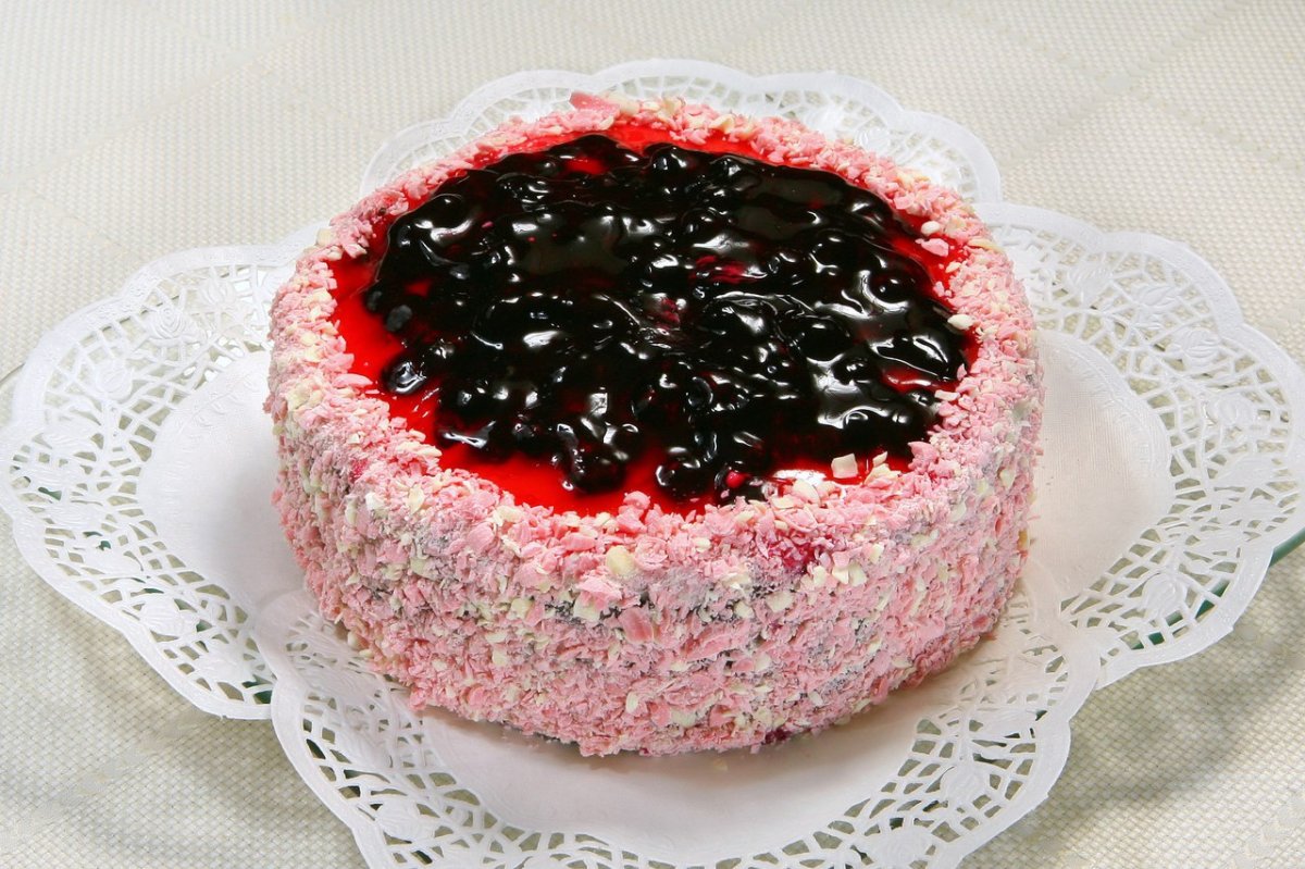 Выпечка с черемухой