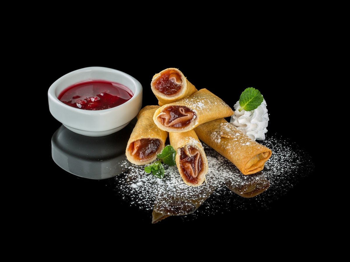 Блинчики с джемом