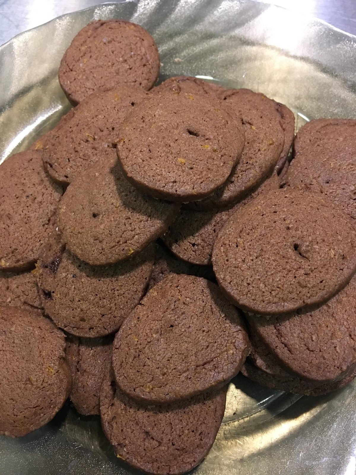 Печенье с апельсином и шоколадом