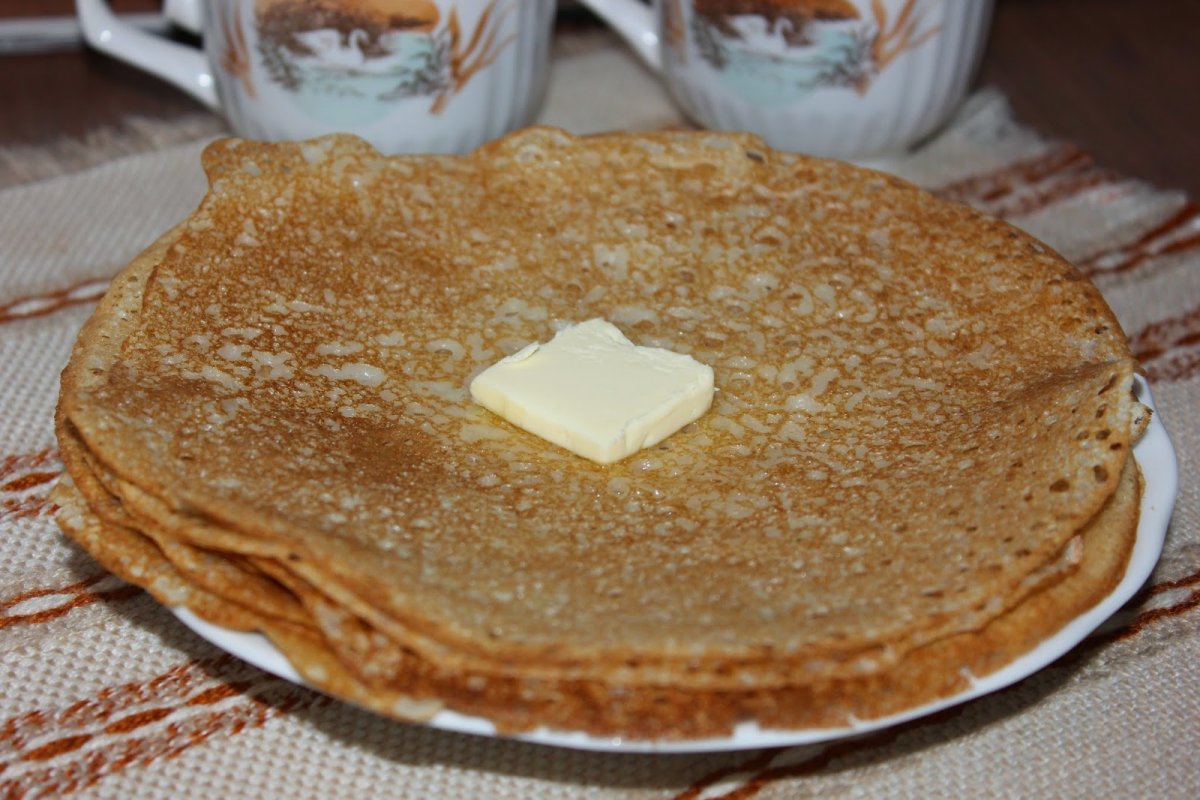 Блинчики на молоке